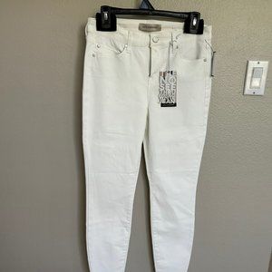 NWT Liverpool White Ankle Skinny Jeans, Size 6